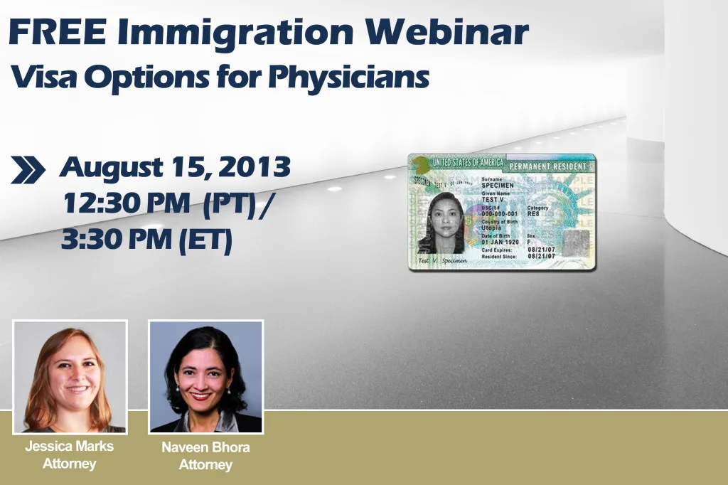 Free Immigration Webinar