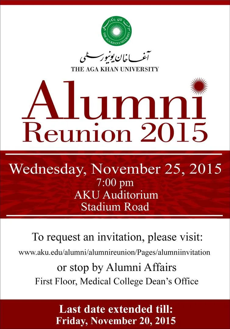 AKU Alumni Reunion 2015
